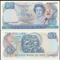 *10 dolárov Nový Zéland 1990 P176 UNC - Kliknutím na obrázok zatvorte -